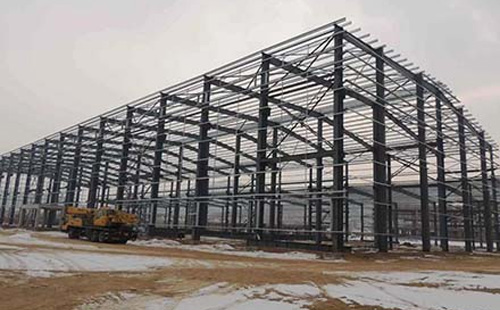 西和西和钢结构厂房安装